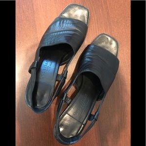 Cole Haan black leather sandal